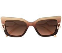 Cat-Eye-Sonnenbrille mit Ombré