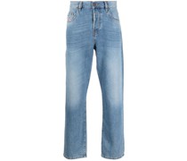 D-Viker Jeans mit Logo-Stickerei
