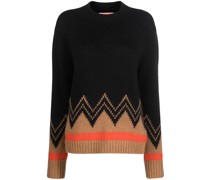Pullover mit Zickzackmuster