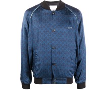 Bomberjacke mit Logo-Print