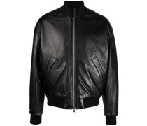 Bomberjacke aus Leder