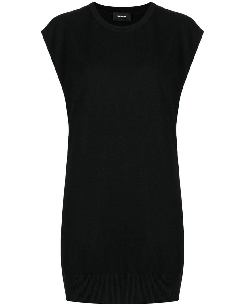 WE 11 DONE Damen Kleid mit angeschnittenen Ärmeln
