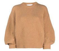 Gerippter Strickpullover