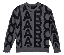 Pullover in Distressed-Optik