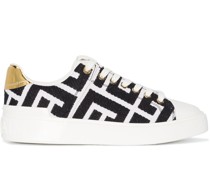 Jacquard-Sneakers mit Monogramm