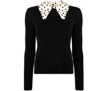 Gepunkteter Pullover
