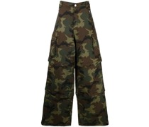 Transformer camouflage cargo trousers