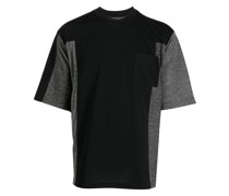 T-Shirt in Colour-Block-Optik