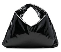 Oversized-Handtasche in Lackoptik