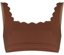 Bikinioberteil mit Wellenkanten
