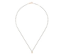 18kt Rotgoldhalskette mit "Lucky"-Anhänger