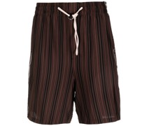 Gestreifte Shorts mit Kordelzug