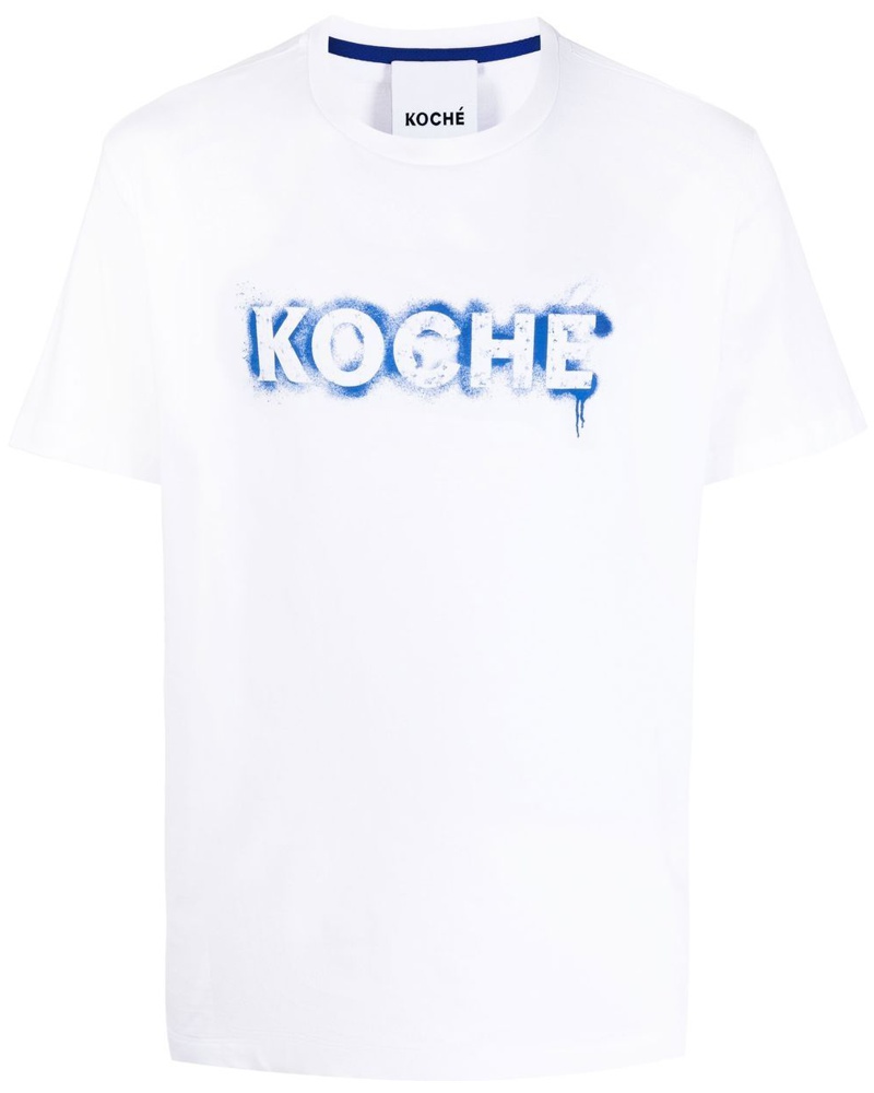 KOCHÉ Damen T-Shirt mit Logo-Print