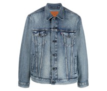 Jeansjacke mit Knopfleiste