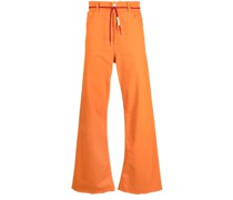 Halbhohe Bootcut-Jeans