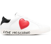 Sneakers mit Herz-Patch
