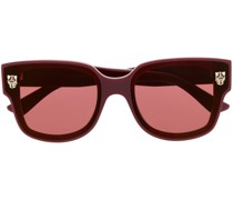 Sonnenbrille mit eckigem Gestell