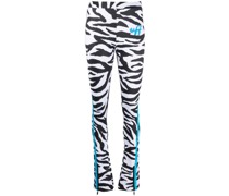 Taillenhose mit Logo-Print