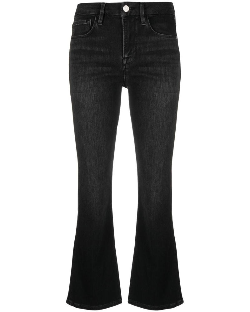 Frame Denim Damen Halbhohe Cropped-Jeans