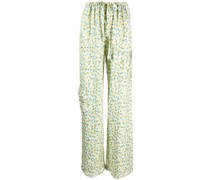 Palazzohose mit Print