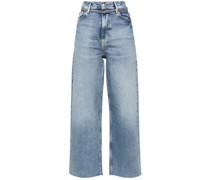 Marlene Cropped-Jeans mit hohem Bund