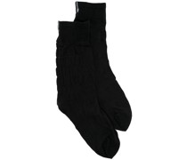 Socken mit Streifen
