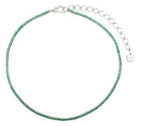 18kt Weißgold-Choker mit Diamanten