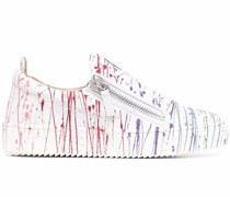 Frankie Sneakers mit Farbklecks-Print
