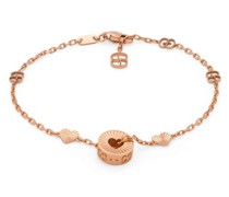 18kt Icon Heart Rotgoldarmband