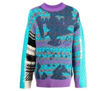Pullover mit Patchwork-Detail