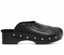 Clogs aus Leder