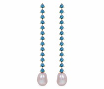 18kt Gelbgoldcreolen mit Perle