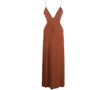 Trägerkleid mit V-Ausschnitt
