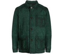 Man On The Boon. Hemdjacke aus Wildleder