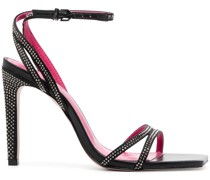 Sandalen mit Kristallen 105mm