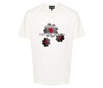 Mon-Amour T-Shirt mit beflocktem Print