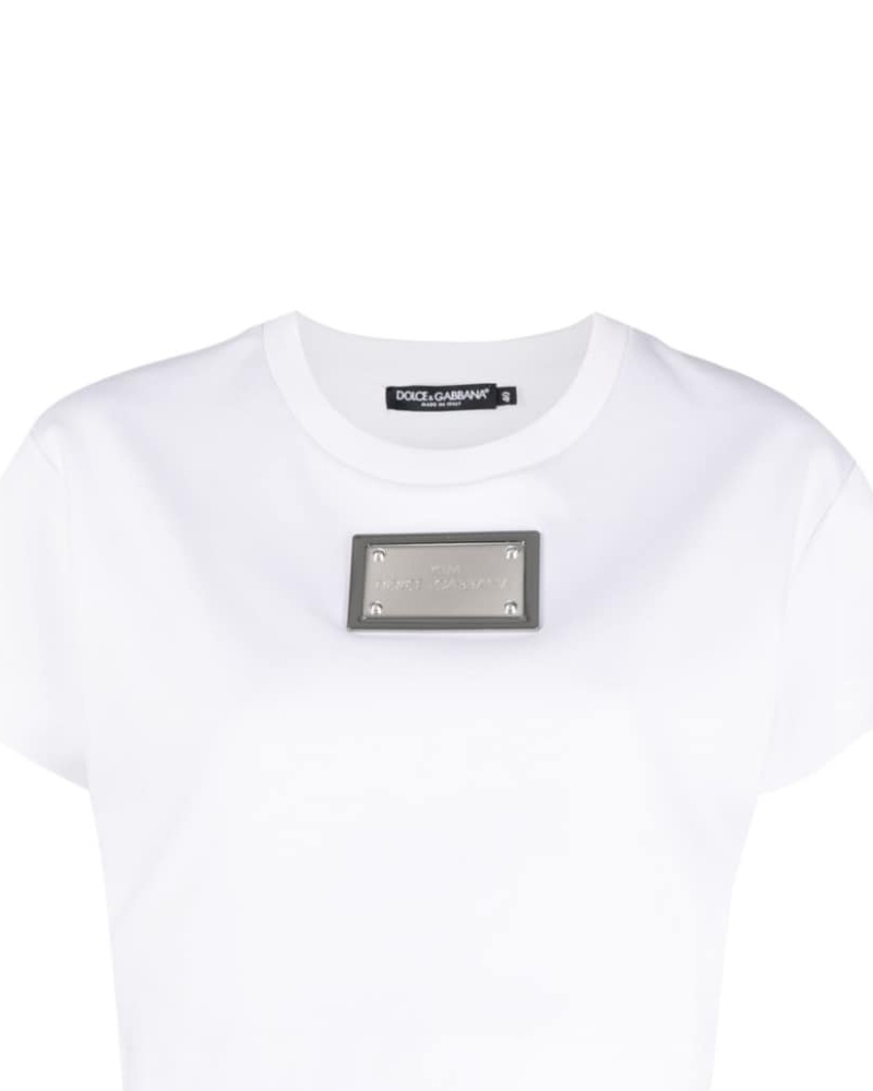 Dolce & Gabbana Damen x KIM DOLCE&GABBANA Cropped-T-Shirt
