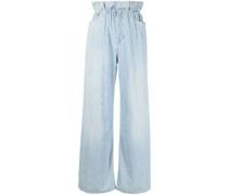 Hose mit Paperbag-Taille