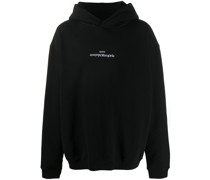 Kapuzenpullover mit umgedrehtem Logo