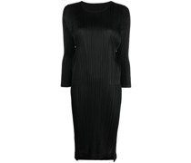 Plissiertes Midikleid