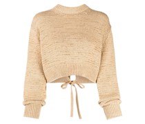 Klassischer Cropped-Pullover