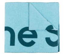 Schal mit Logo-Stickerei
