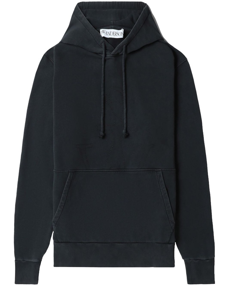 J.W.Anderson Damen Hoodie mit Logo-Stickerei