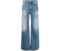 Jeans mit weitem Bein