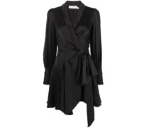 Gewickeltes Minikleid aus Seide