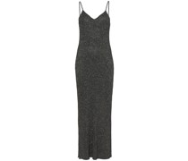 Maxikleid mit Lurex-Detail