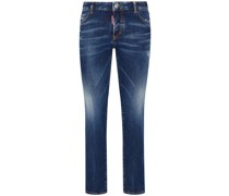 Ausgeblichene Slim-Fit-Jeans