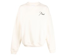 Sweatshirt mit Logo-Stickerei