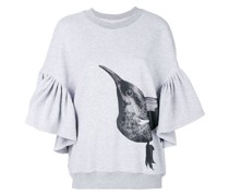 Sweatshirt mit Vogelmotiv