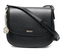 Schultertasche mit Logo-Schild